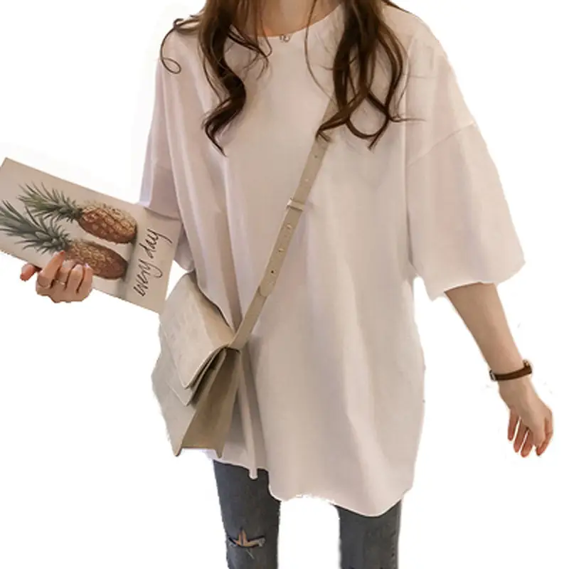 Blue Short Sleeve T-Shirt for Women Summer 2019 - Image 10