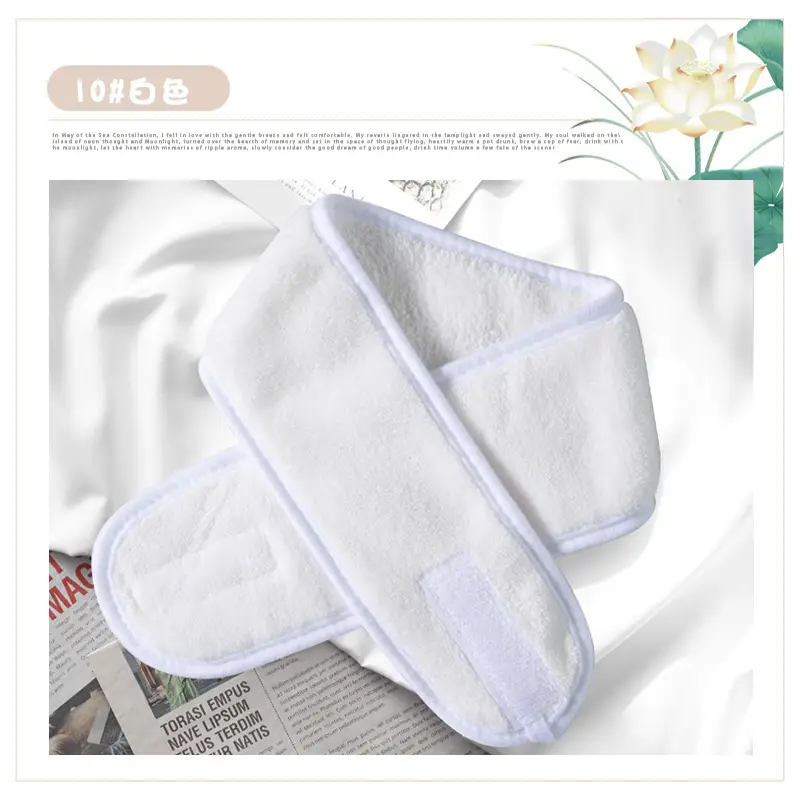 Black Face Wash Hair Band Makeup Velcro Mask - Image 10