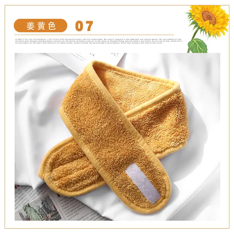 Black Face Wash Hair Band Makeup Velcro Mask - Image 7