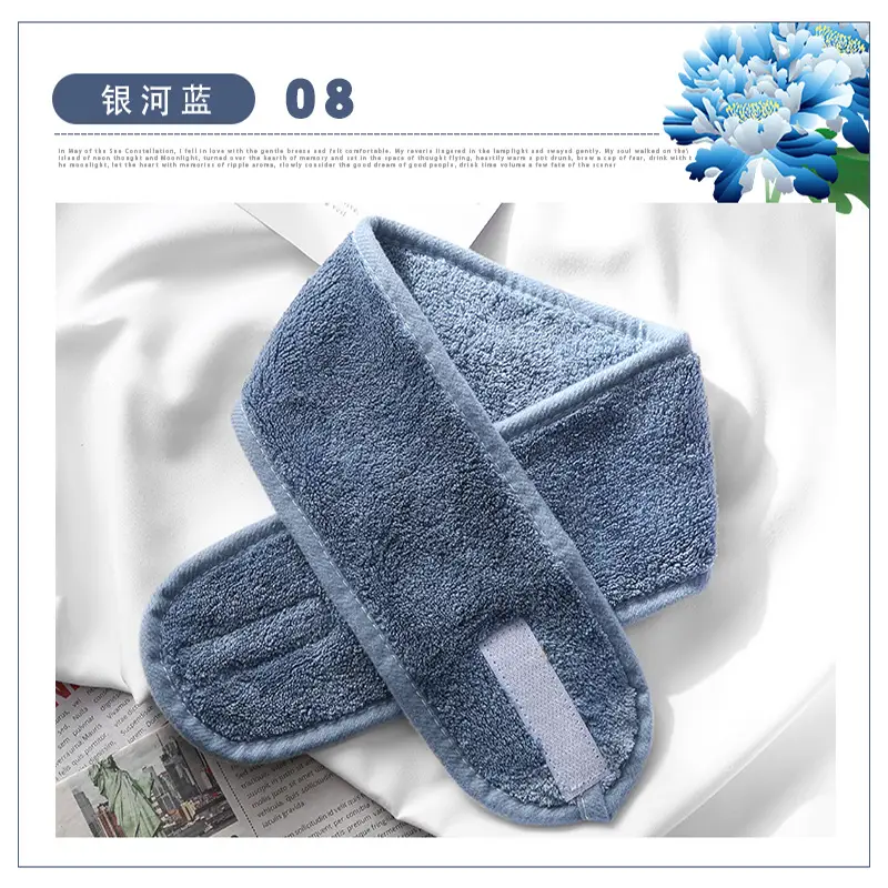 Black Face Wash Hair Band Makeup Velcro Mask - Image 8