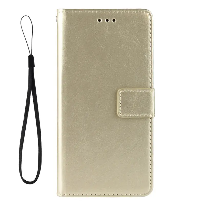 Red Leather Flip Phone Case for Huawei P40 Lite