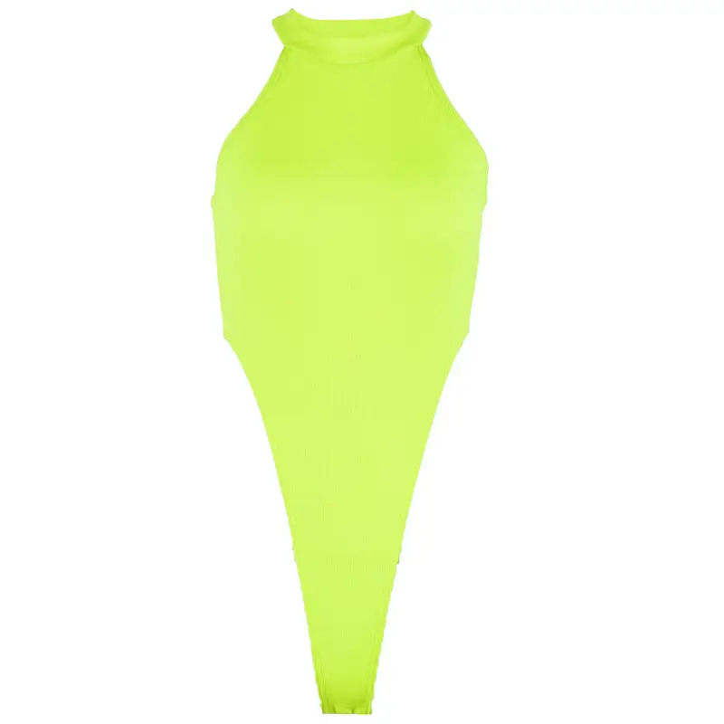 Women's Pink Jersey Slim Sleeveless Jumpsuit 2025 - Image 6