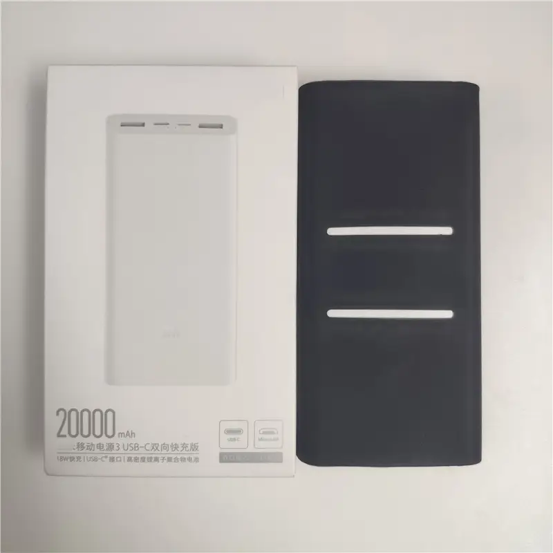 Xiaomi 3 Protective Cover Flash Charging Power Bank Silicone 3Rd - Image 2