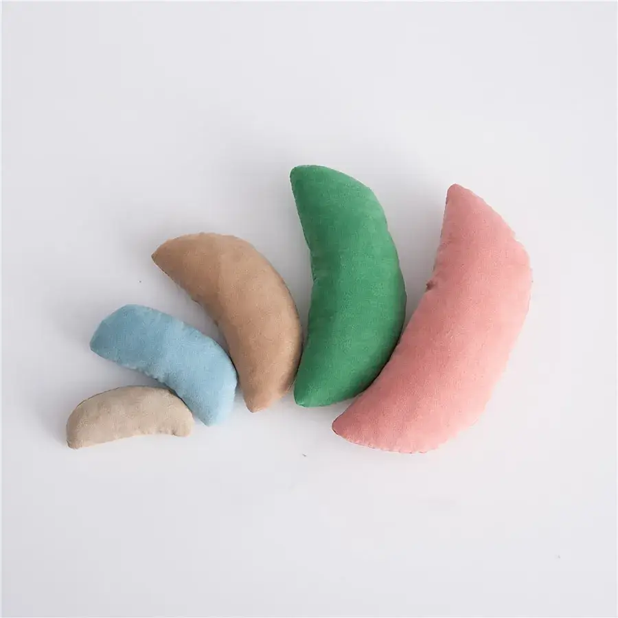U-Shaped Baby Photo Pillow Beige Soft - Image 4
