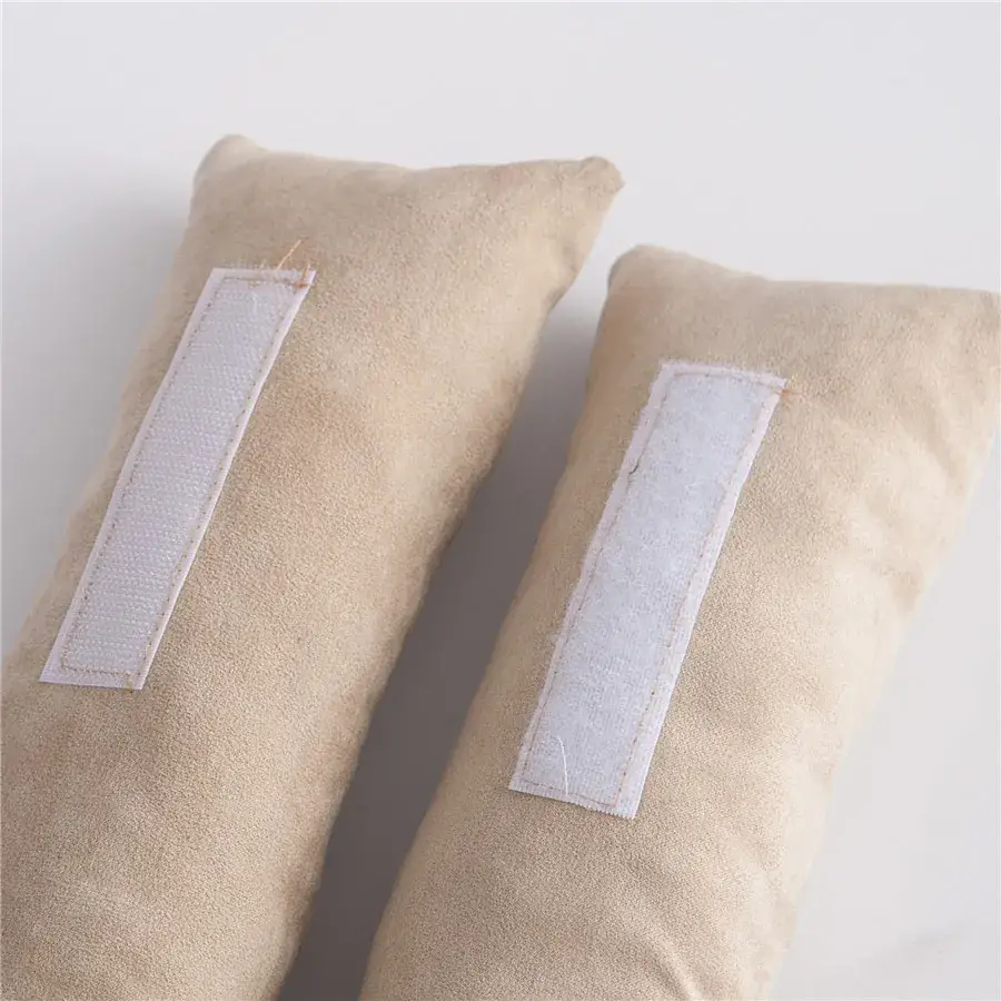 U-Shaped Baby Photo Pillow Beige Soft — feature 12