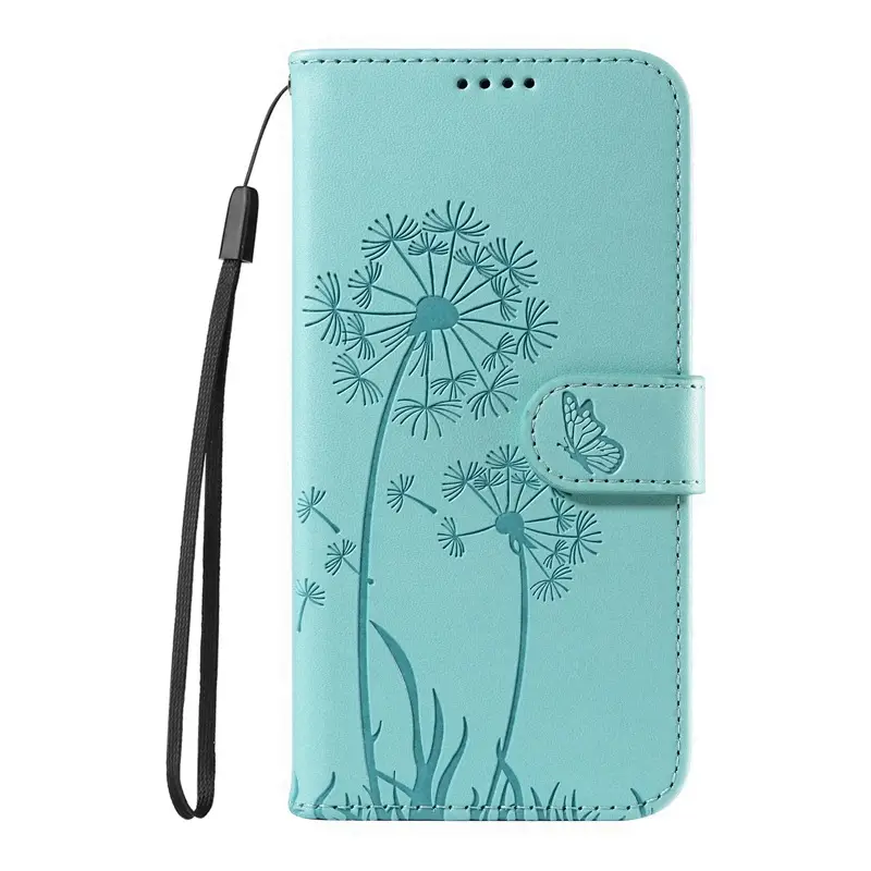 Apple iPhone 17 Mobile Phone Leather Case with Dandelion Embossing - Image 4