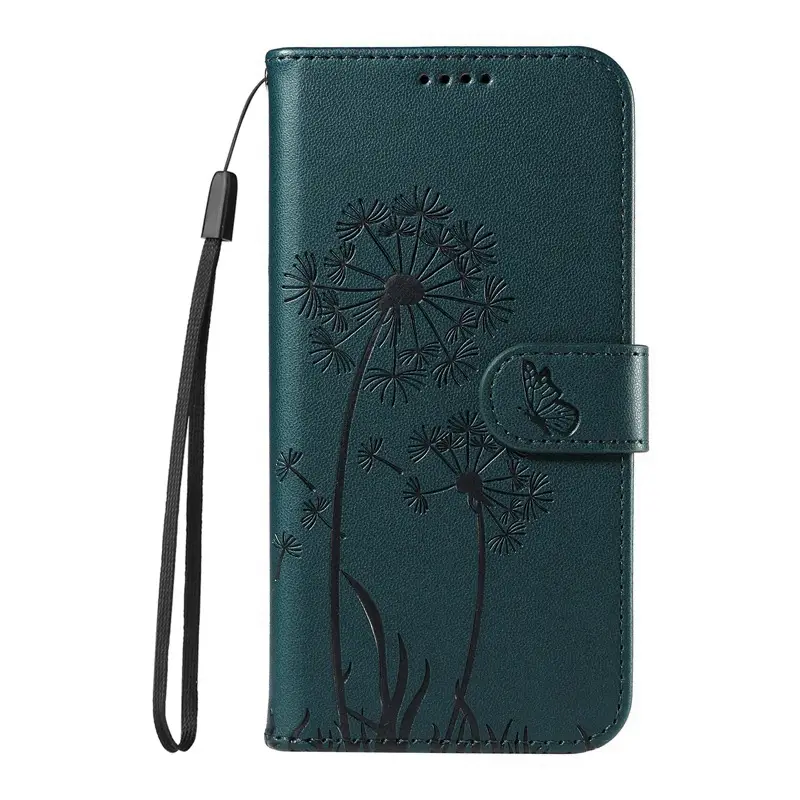 Apple iPhone 17 Mobile Phone Leather Case with Dandelion Embossing - Image 6
