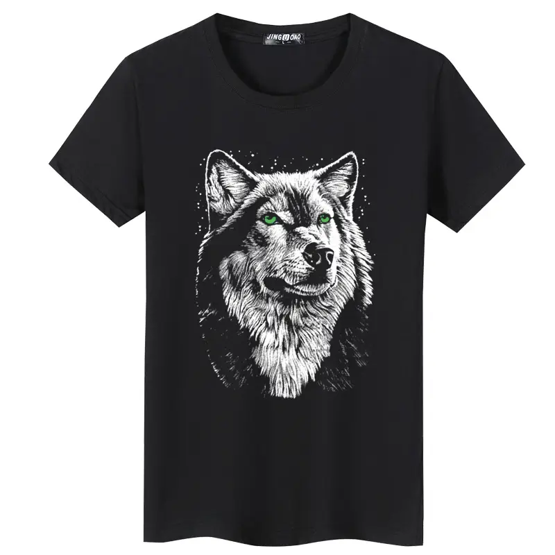 Men White Graphic T-Shirt Short Sleeve Casual Wear - Image 9