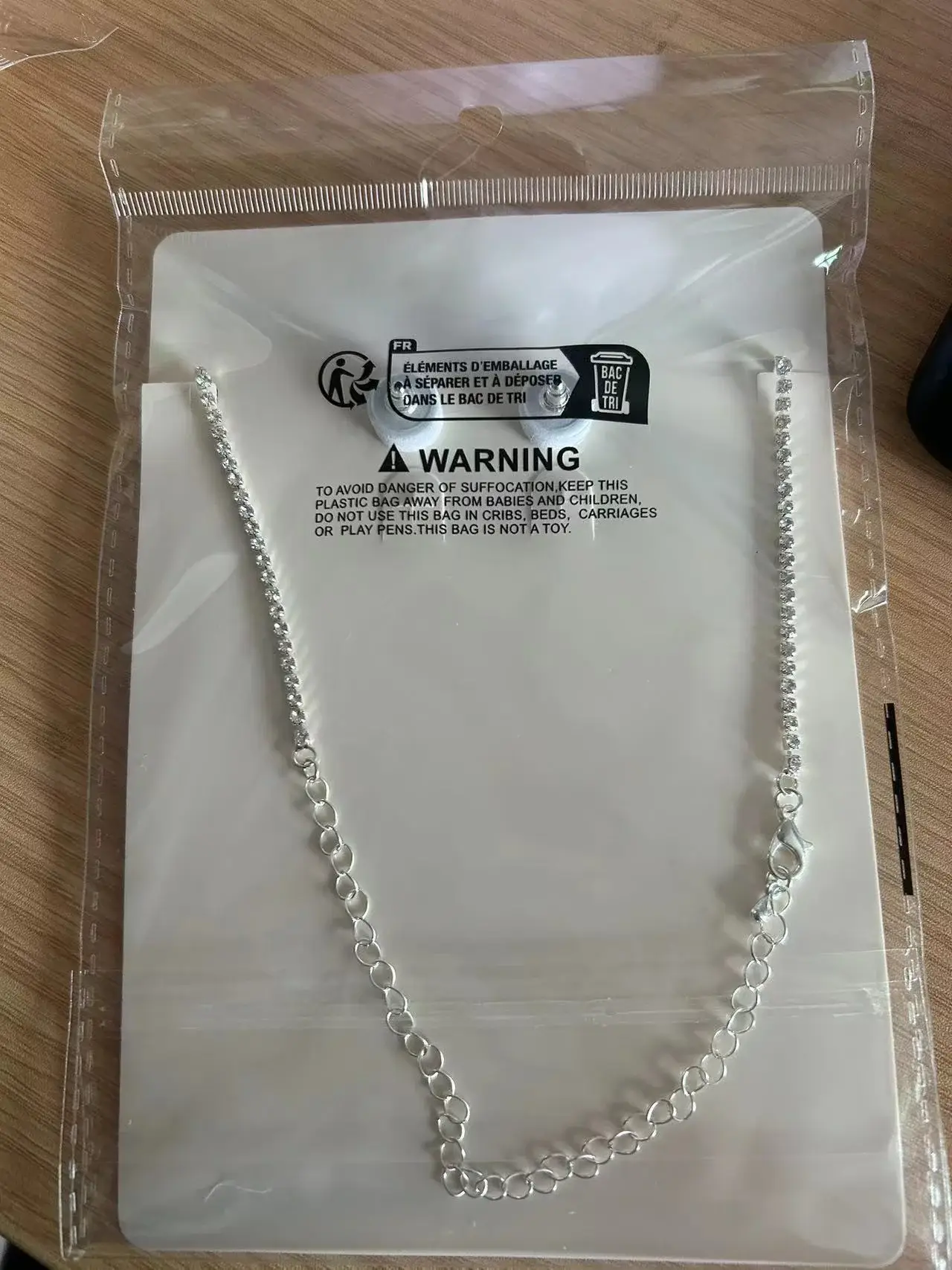 Blue Diamond Bridal Necklace & Earrings Set — feature 11
