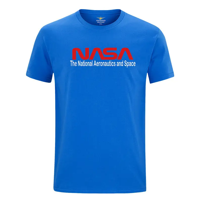 NASA Printed Grey Men T-Shirt Short Sleeve - Image 13