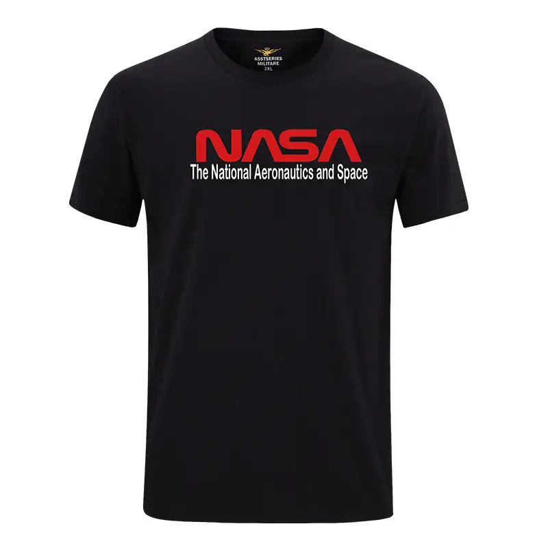 NASA Printed Grey Men T-Shirt Short Sleeve - Image 5