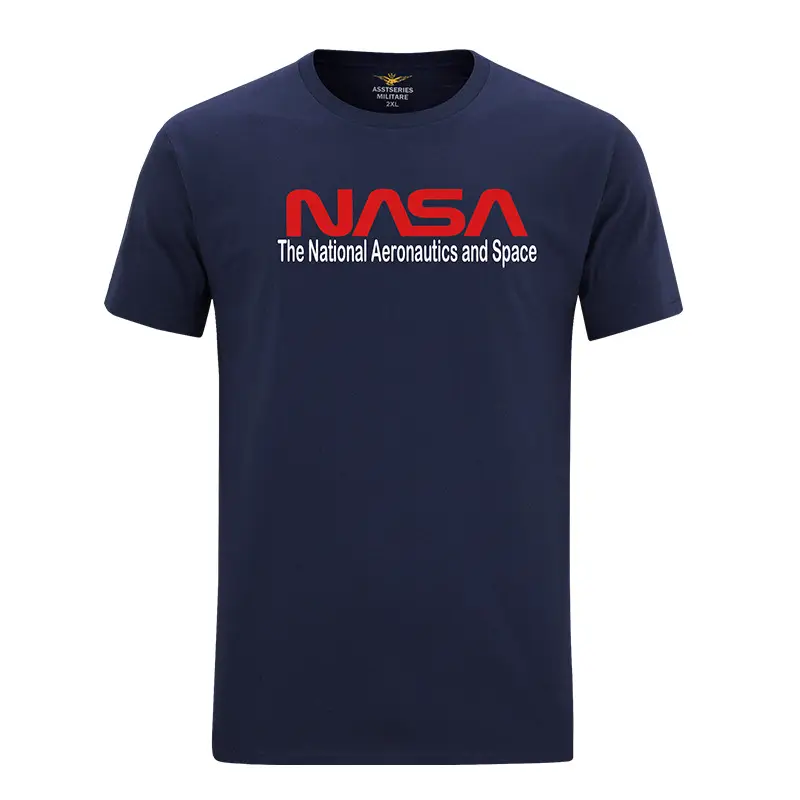 NASA Printed Grey Men T-Shirt Short Sleeve - Image 6