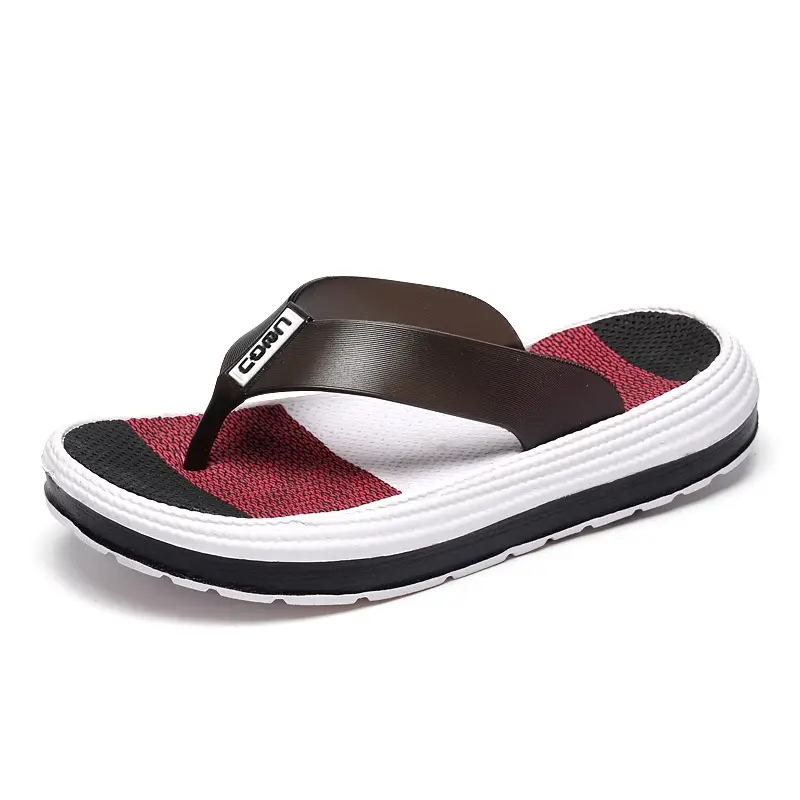 Pink Platform Sandals for Men Casual Summer Flip Flops