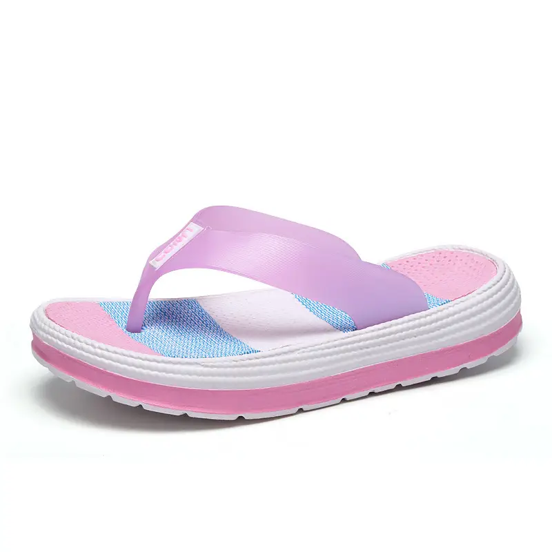 Pink Platform Sandals for Men Casual Summer Flip Flops