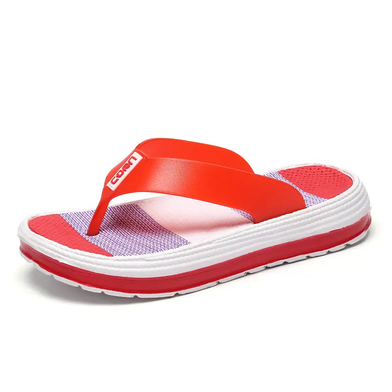 Pink Platform Sandals for Men Casual Summer Flip Flops