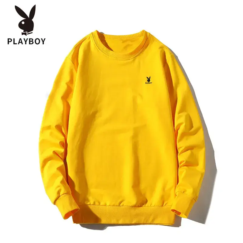 Daifa Trendy Men's White Slim Fit Crewneck Sweatshirt - Image 8