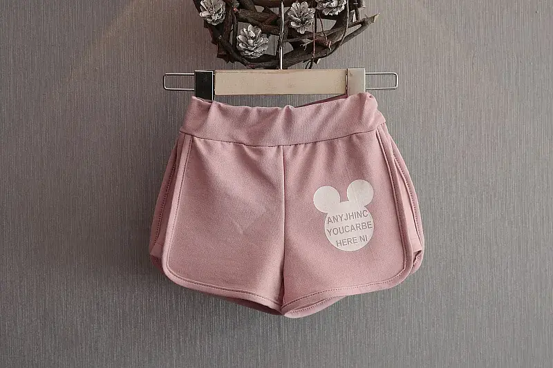 2025 Korean Style Girls Ripped Shorts Set Pink — feature 20
