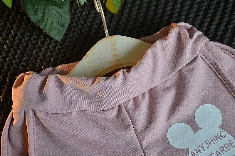 2025 Korean Style Girls Ripped Shorts Set Pink — feature 36