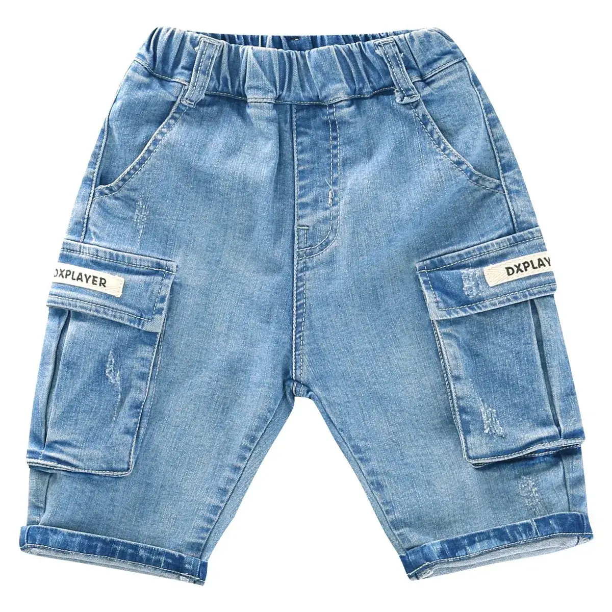 Kids Denim Shorts 2025 Summer Boys Cotton Mid-Length - Image 5