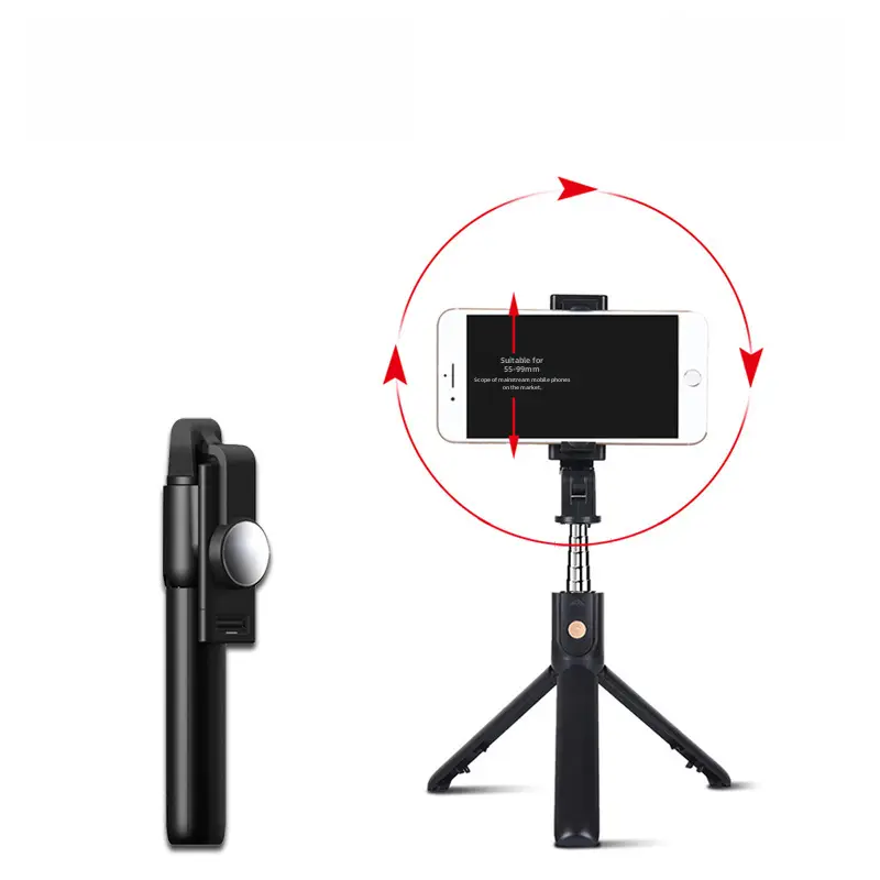 Selfie Stick with Tripod Bracket K07 Mobile Phone Remote Control - Image 2