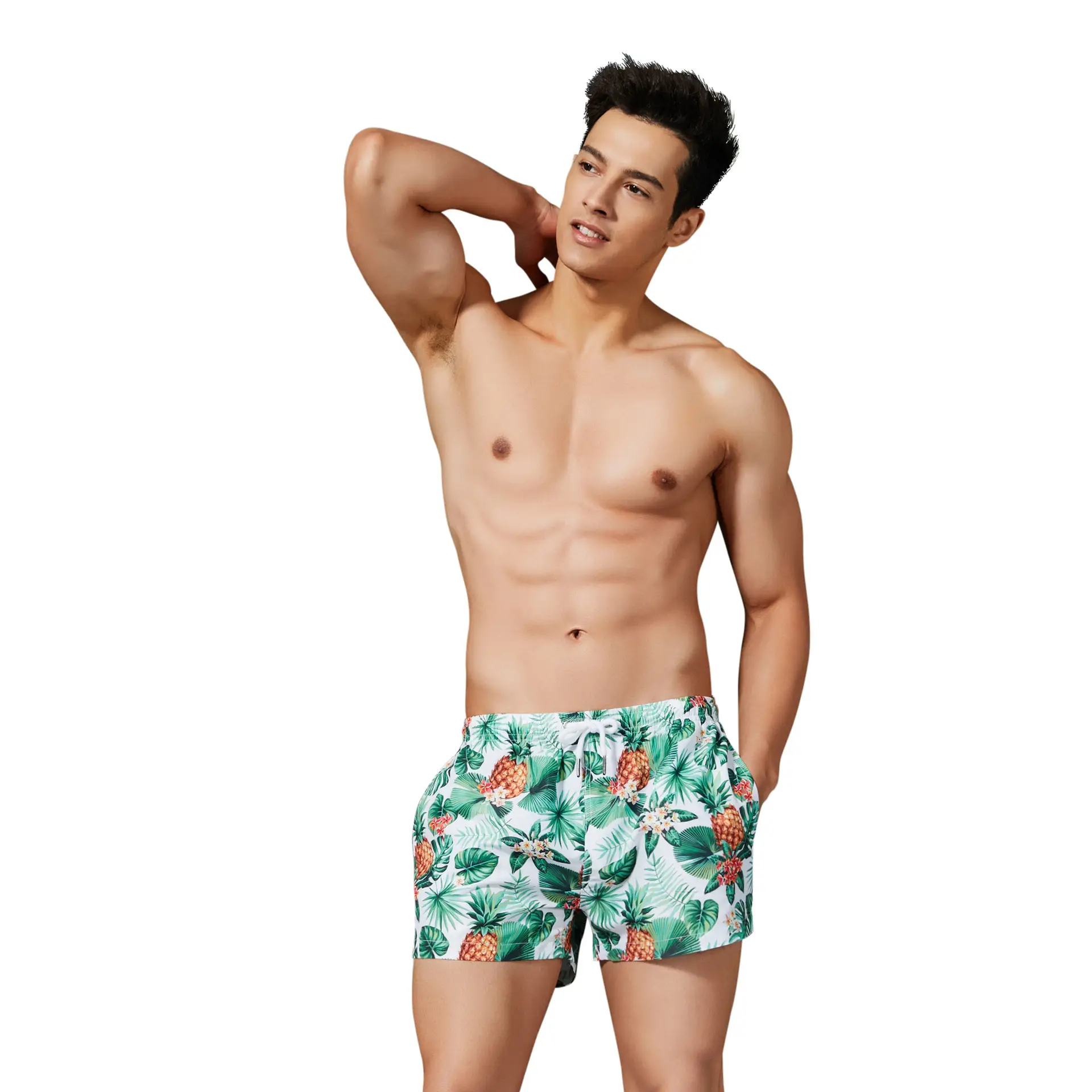 Tropical Men's Loose Summer Shorts Wholesale