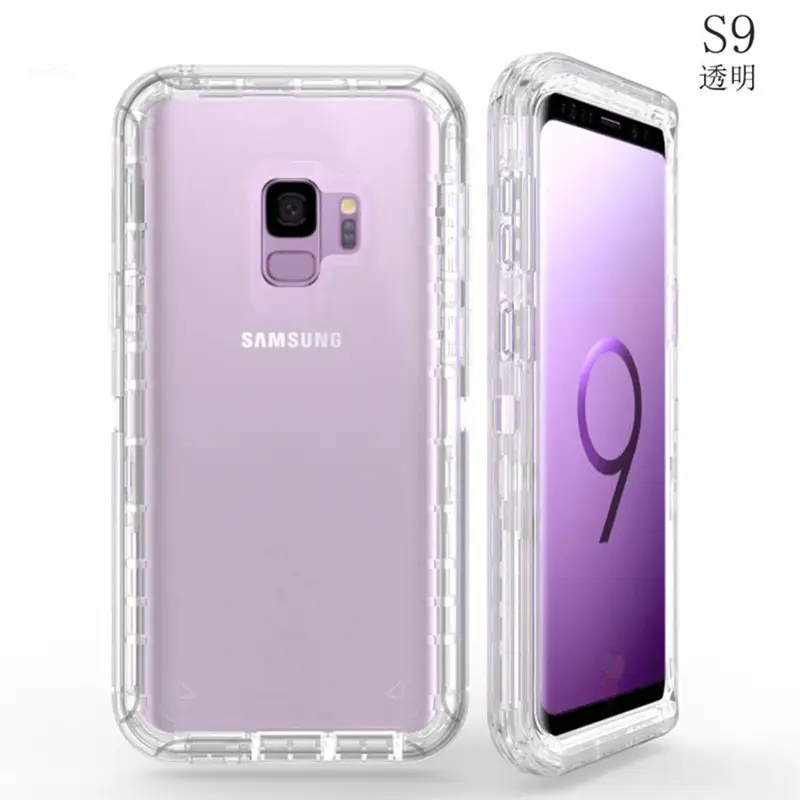 Samsung S9 Plus Pink 3-Piece Anti-Fall Phone Case — feature 4