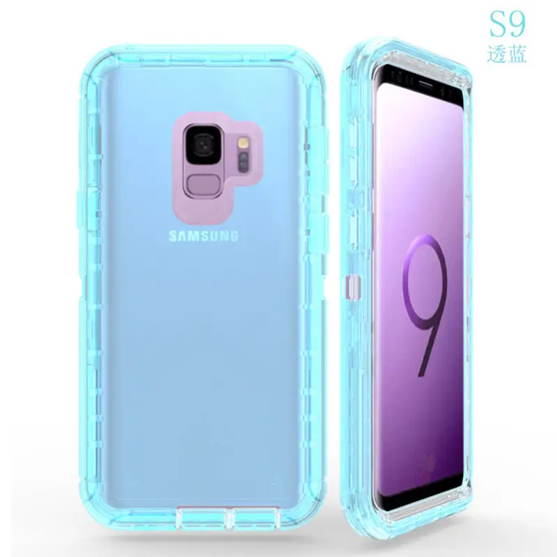 Samsung S9 Plus Pink 3-Piece Anti-Fall Phone Case — feature 9