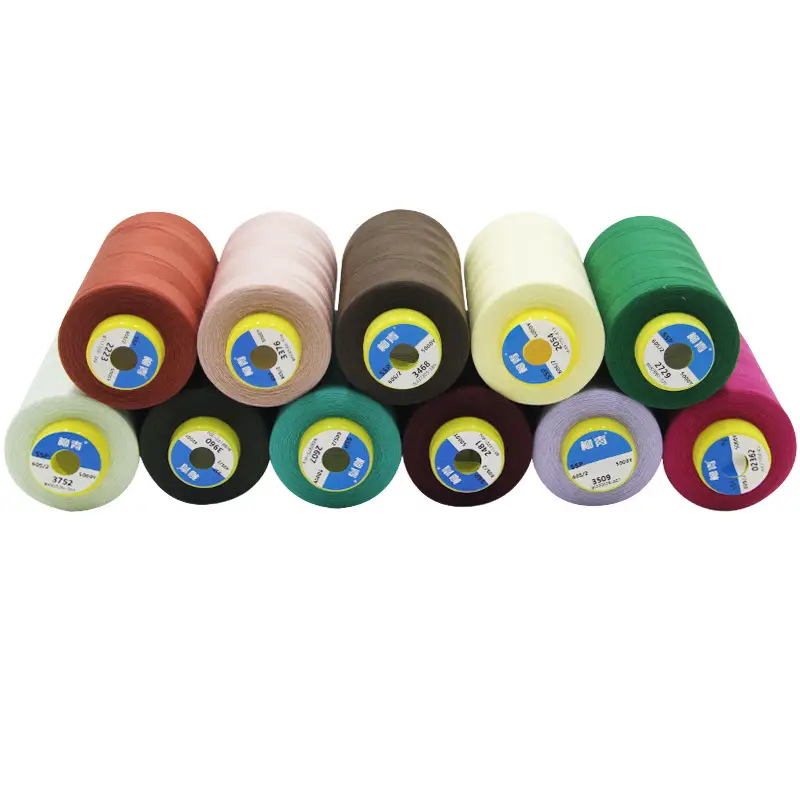 40S/2 Liuqing Thread High-Speed Polyester Thread Pagoda Sewing Thread 402 Flat Sewing Thread Stitching Sp Thread Matte Embroidery Thread