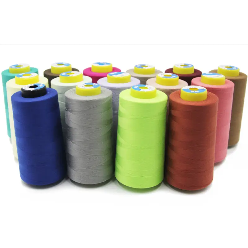40S/2 Liuqing Thread High-Speed Polyester Thread Pagoda Sewing Thread 402 Flat Sewing Thread Stitching Sp Thread Matte Embroidery Thread