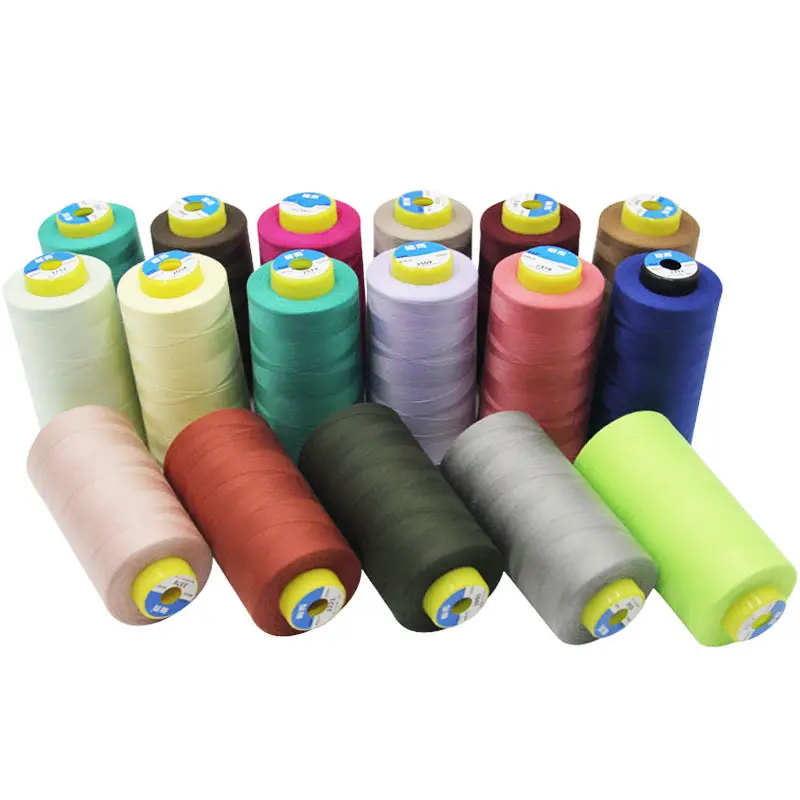 40S/2 Liuqing Thread High-Speed Polyester Thread Pagoda Sewing Thread 402 Flat Sewing Thread Stitching Sp Thread Matte Embroidery Thread