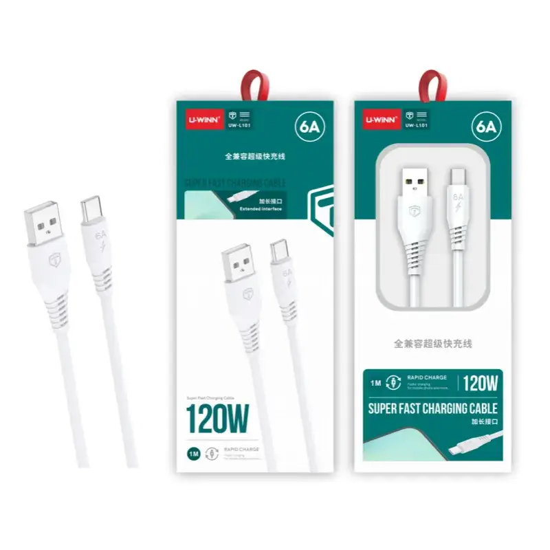 Universal Type-C Fast Charging USB Cable 6A - Image 25