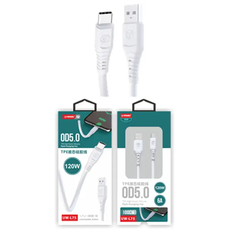 Universal Type-C Fast Charging USB Cable 6A - Image 44