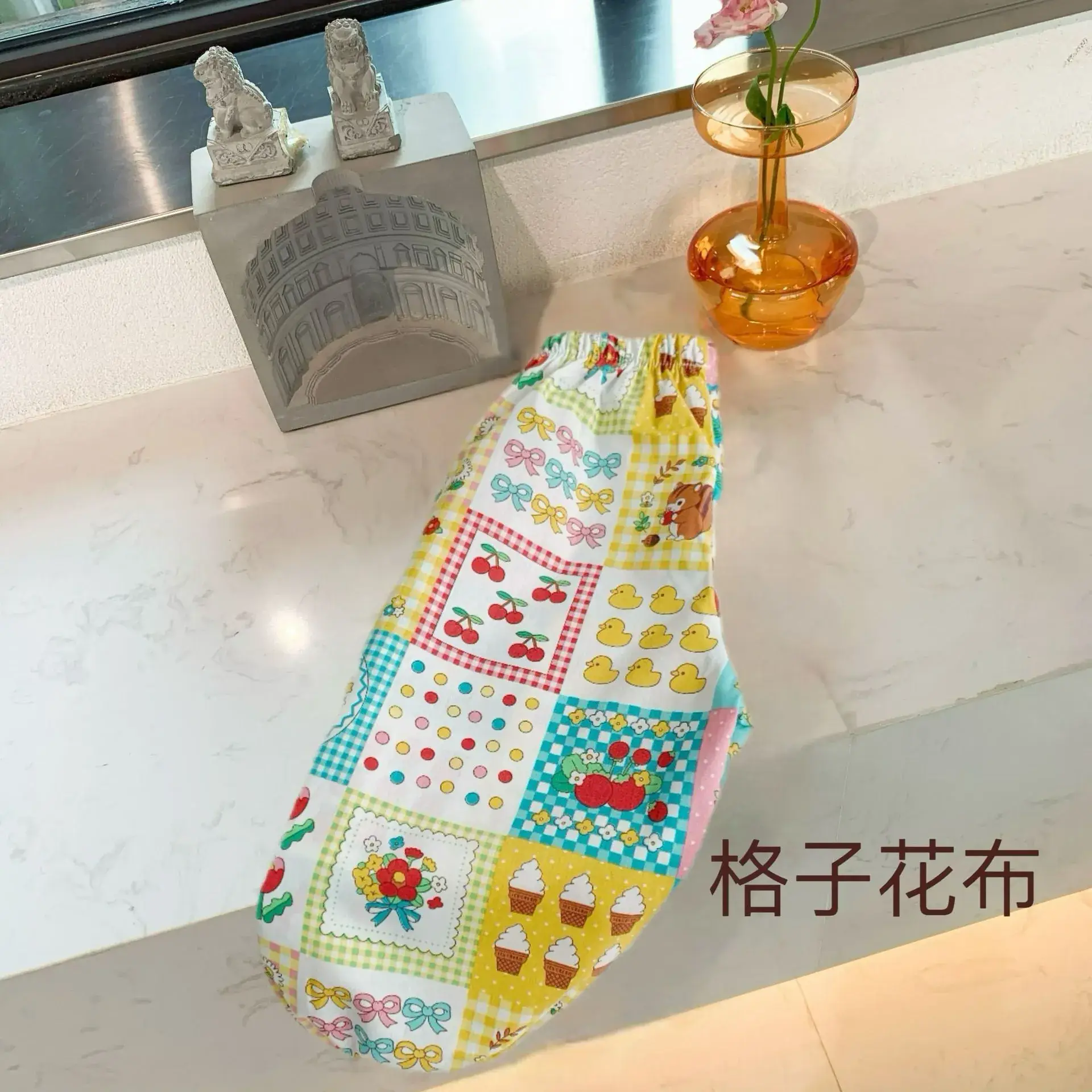 Anti-Mosquito Pants for Kids Blue Floral Cotton Summer - Image 16