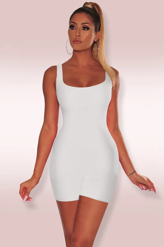 Orange Backless Jumpsuit Shorts 2408