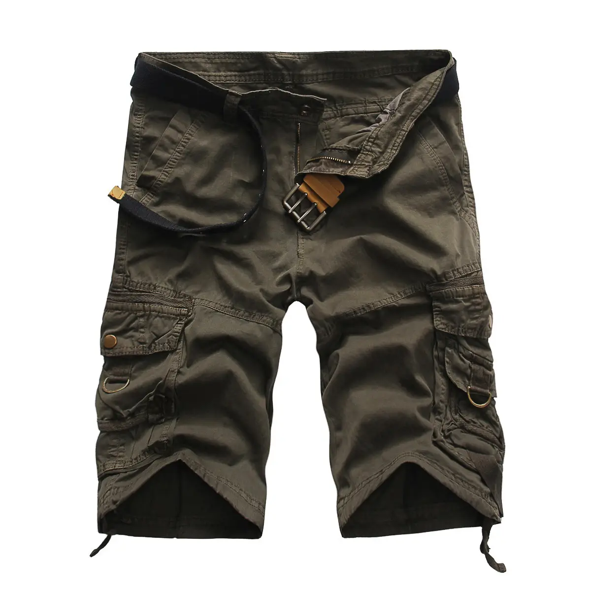 Plus Size Camouflage Work Shorts Multi Pocket Large - Image 5