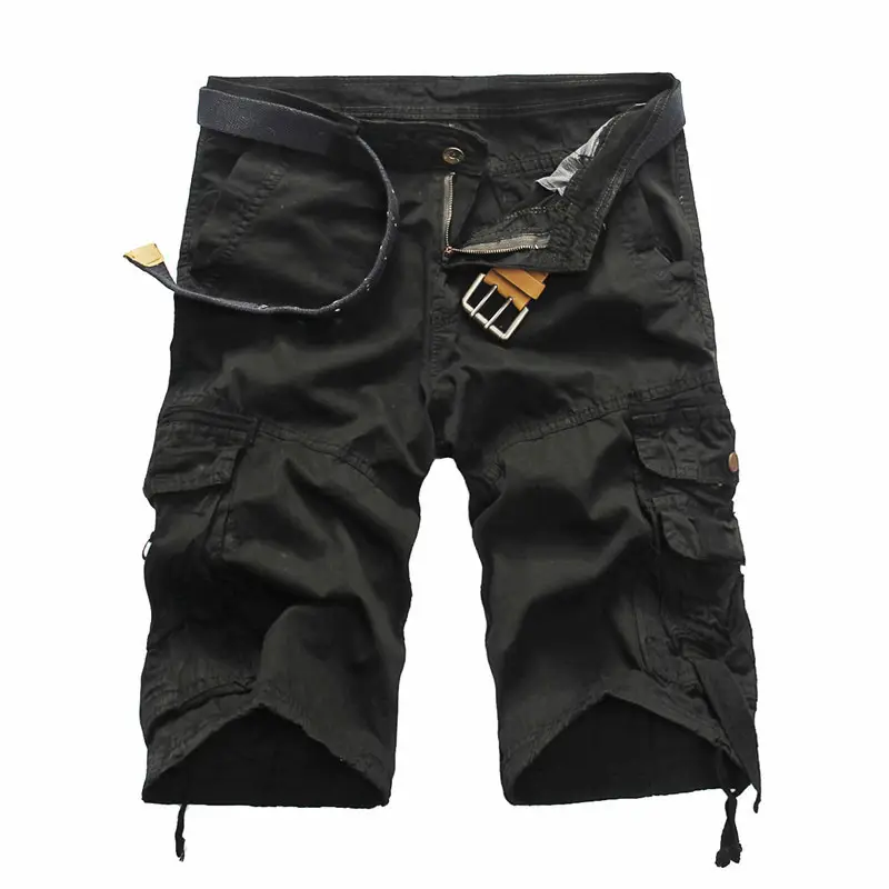 Plus Size Camouflage Work Shorts Multi Pocket Large - Image 10