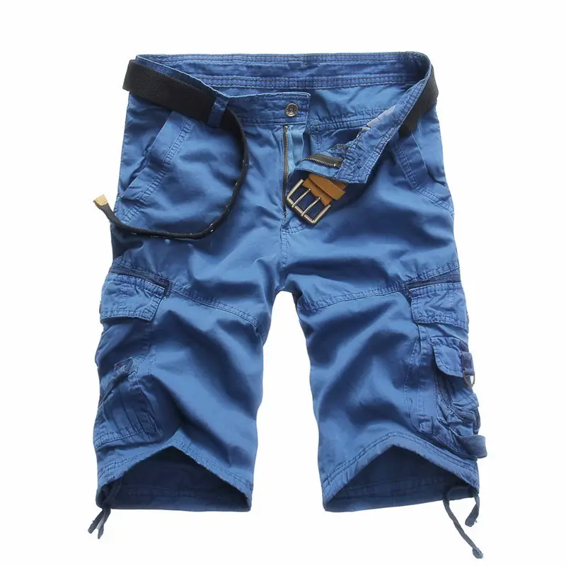 Plus Size Camouflage Work Shorts Multi Pocket Large - Image 13