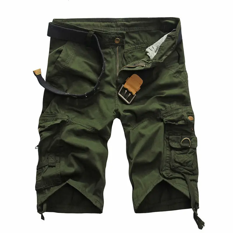 Plus Size Camouflage Work Shorts Multi Pocket Large - Image 15