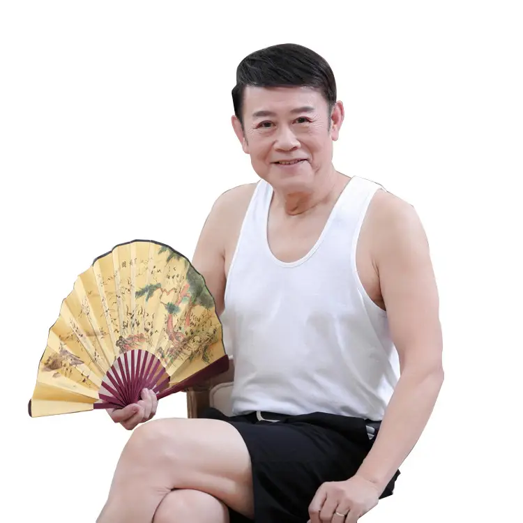 Middle-aged Men Pure Cotton Vest Large Size Sweat Absorbent - Image 5