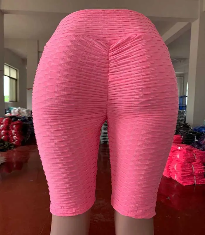 Cropped pants pink