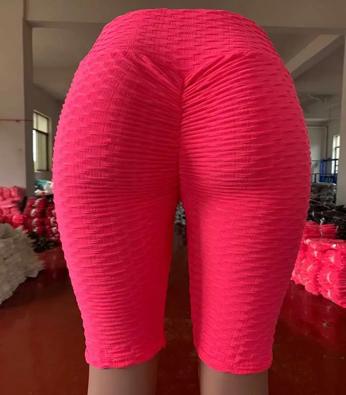 2025 Jacquard Yoga Shorts High Waist Butt Lifting - Image 28