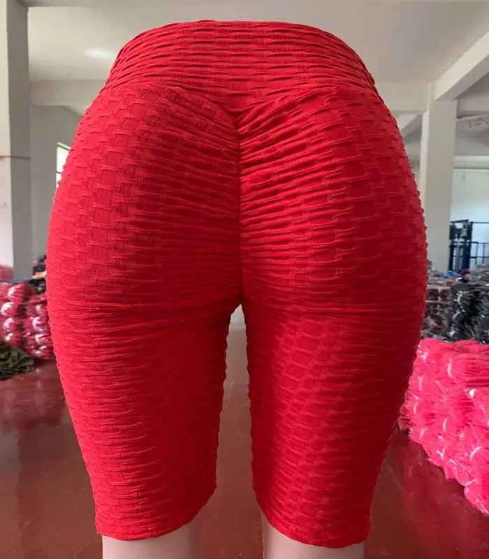 2025 Jacquard Yoga Shorts High Waist Butt Lifting - Image 22