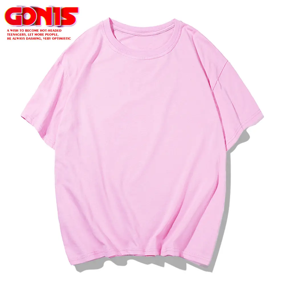 Men Blue Loose Cotton T-Shirt 250g - Image 6