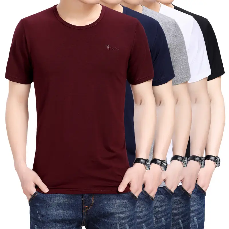 Men Black Cotton T-shirt Ice Cool Loose Fit - Image 6