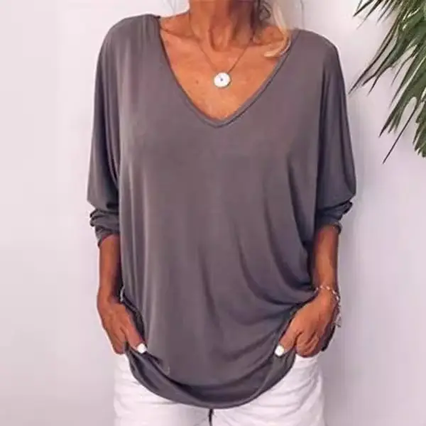 Peach Heart Collar Bat Sleeve Button T-Shirt - Image 6