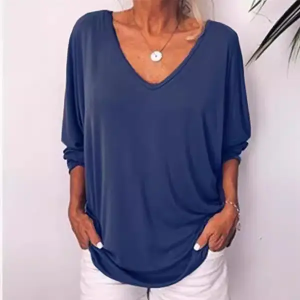Peach Heart Collar Bat Sleeve Button T-Shirt - Image 9