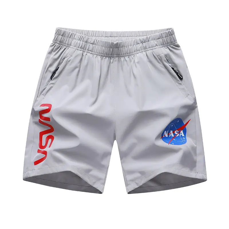 Men's Black NASA Joint Shorts Plus Size 8X