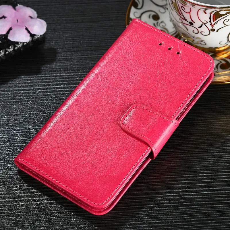 Red Leather Multi-Function Phone Case for Pixel 3XL — feature 28