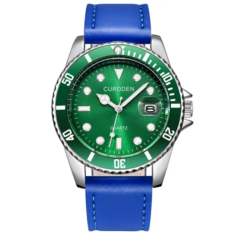 Men's Black Chronograph Watch with Date Display - Image 10
