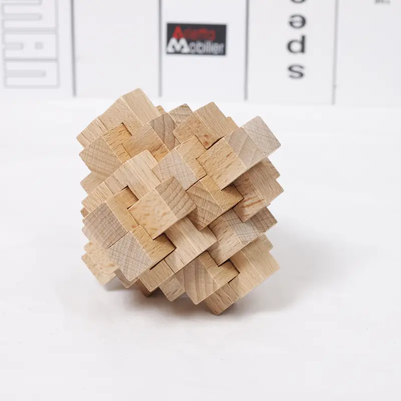 Wooden Kongming Lock Toy for Kids Educational Building Blocks - Image 72